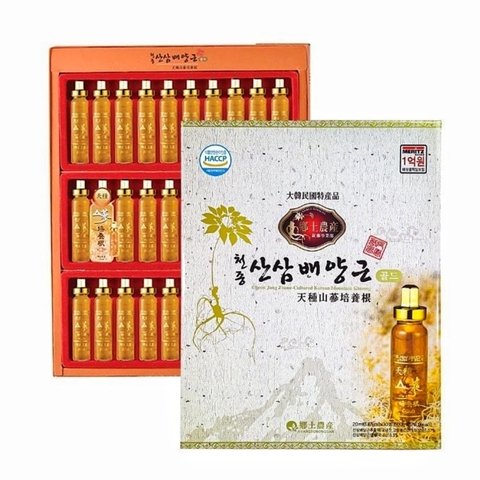 TINH CHẤT NƯỚC RỄ SÂM NÚI 
Cheon Jong Tissue 30 ống × 20ml