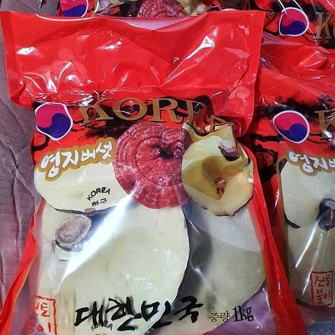 NẤM LINH CHI LÁ TO 1KG (4-5 LÁ)