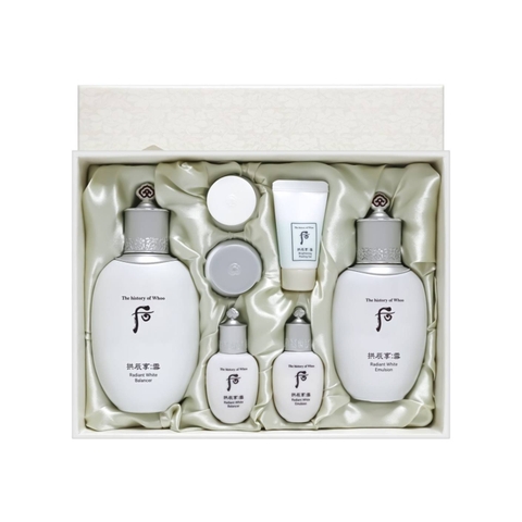 Bộ Sản Phẩm Dưỡng Trắng Da Đông Y Whoo Gongjinhyang Seol Special Set 7pcs