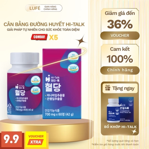 THỰC PHẨM CÂN BẰNG ĐƯỜNG HUYẾT, BỔ NÃO, BẢO VỆ TIM MẠCH HI-TALK 혈당