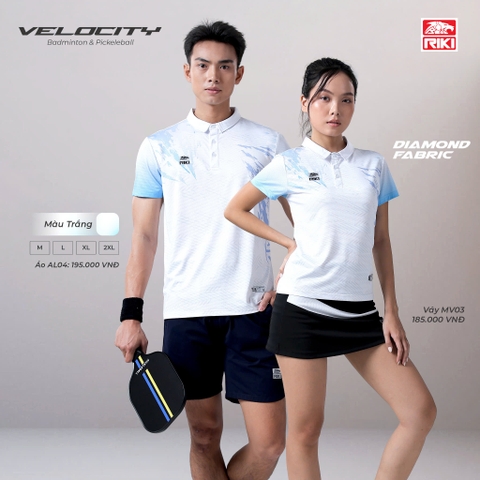 Áo Cầu Lông + Pickle Ball Cổ Bẻ Mẫu 57