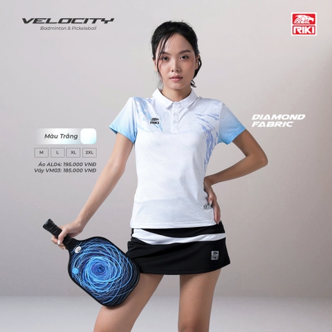 Áo Cầu Lông + Pickle Ball Cổ Bẻ Mẫu 59