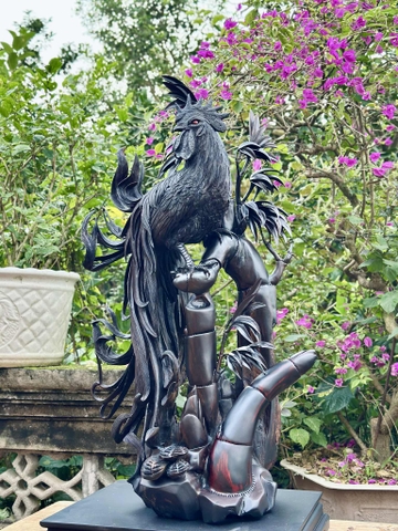 Tượng Gà Cảnh Đuôi Dài