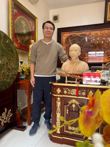 Tượng Bác Hồ Bán Thân 2 - Truyền Thần