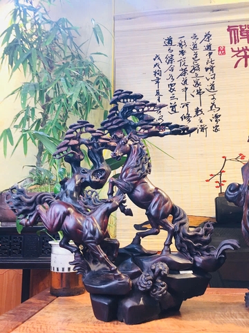 Tượng Song Mã Uyên Ương