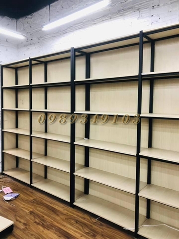 XƯỞNG SẢN XUẤT TỦ KỆ TRƯNG BÀY SẢN PHẨM - NỘI THẤT 386