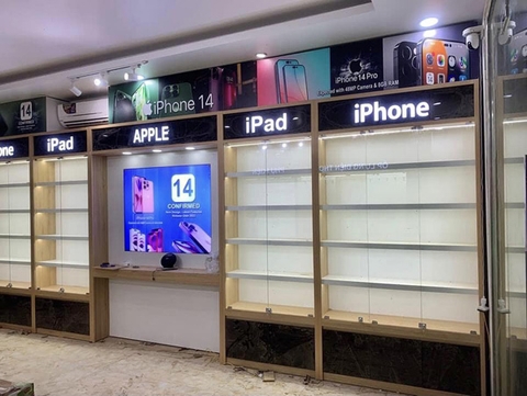 TỦ TRƯNG BÀY CỬA HÀNG ĐIỆN THOẠI - XƯỞNG NỘI THẤT 386