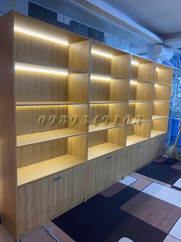 XƯỞNG SẢN XUẤT TỦ KỆ TRƯNG BÀY SẢN PHẨM - NỘI THẤT 386