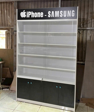 TỦ TRƯNG BÀY CỬA HÀNG ĐIỆN THOẠI - XƯỞNG NỘI THẤT 386