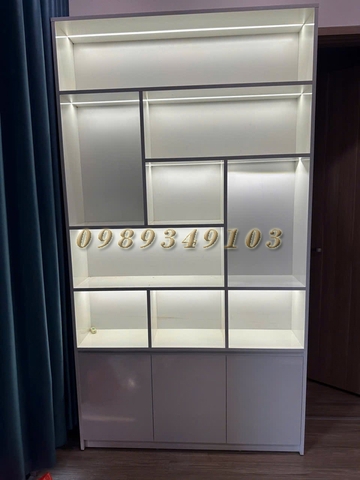 XƯỞNG SẢN XUẤT TỦ KỆ TRƯNG BÀY SẢN PHẨM - NỘI THẤT 386