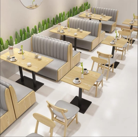 Ghế sofa băng bọc nệm cho nhà hàng, cafe tại Hà Nội