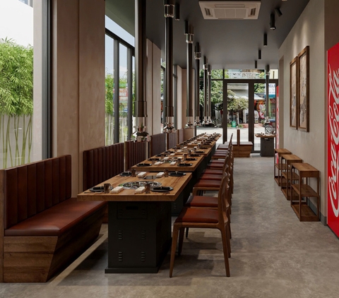 Ghế sofa băng bọc nệm cho nhà hàng, cafe tại Hà Nội