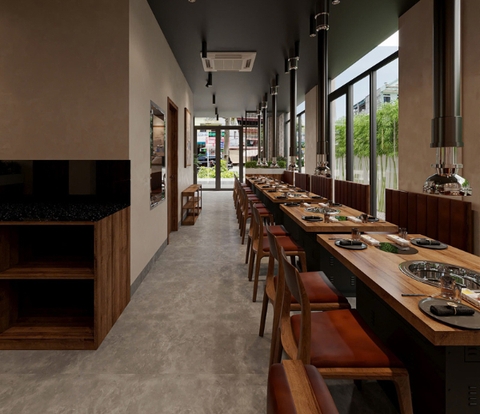 Ghế sofa băng bọc nệm cho nhà hàng, cafe tại Hà Nội