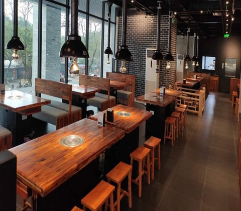 Ghế sofa băng bọc nệm cho nhà hàng, cafe tại Hà Nội