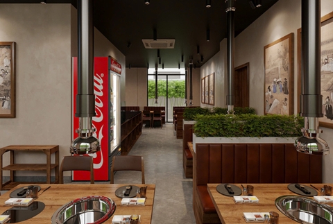 Ghế sofa băng bọc nệm cho nhà hàng, cafe tại Hà Nội