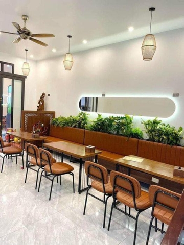 Ghế sofa băng bọc nệm cho nhà hàng, cafe tại Hà Nội