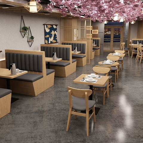 Ghế sofa băng bọc nệm cho nhà hàng, cafe tại Hà Nội