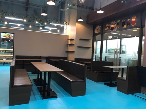 Ghế sofa băng bọc nệm cho nhà hàng, cafe tại Hà Nội