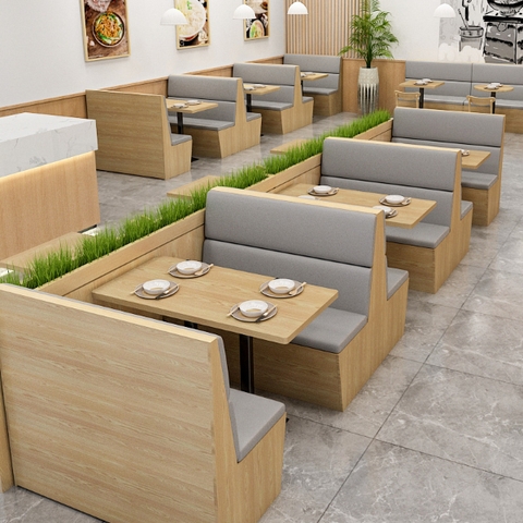Ghế sofa băng bọc nệm cho nhà hàng, cafe tại Hà Nội
