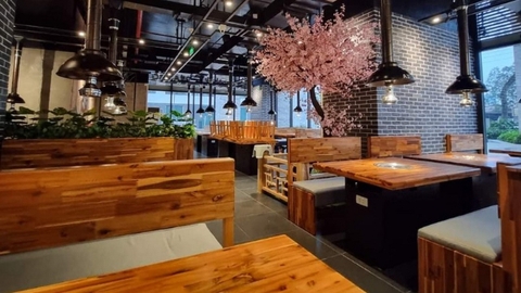 Ghế sofa băng bọc nệm cho nhà hàng, cafe tại Hà Nội