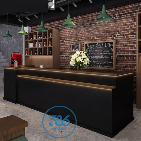 Mẫu quầy bar 04 - Quầy bar cafe phong cách cổ điển