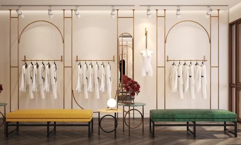 NHỮNG MẪU GIÁ TREO QUẦN ÁO ĐẸP CHO SHOP THỜI TRANG TẠI HÀ NỘI