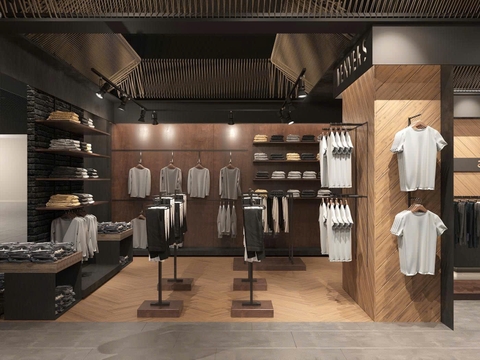 Đơn vị sản xuất thi công các mẫu tủ kệ giá treo cho shop thời trang tại Hà Nội