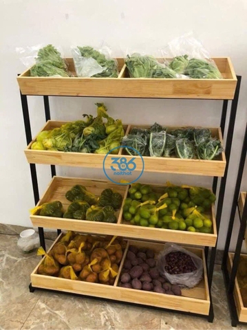 Kệ hoa quả 4 tầng