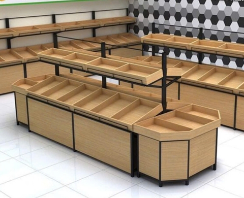 Kệ hoa quả hình bát giác