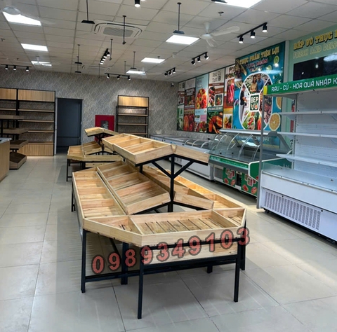 Kệ hoa quả hình bát giác