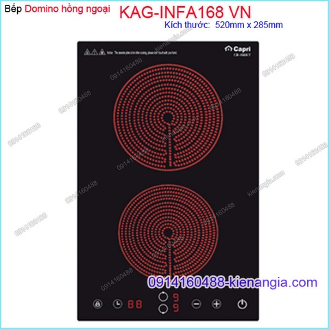 Bếp hồng ngoại đôibếp hồng ngoại Domino Capri KAG-INFA168 VN