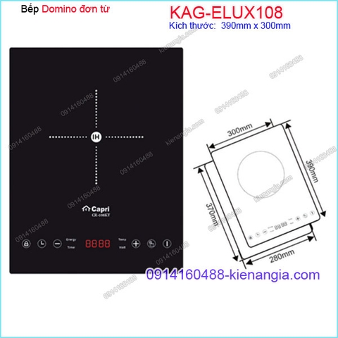 Bếp từ đơnbếp từ Domino Capri KAG-ELUX108 VN
