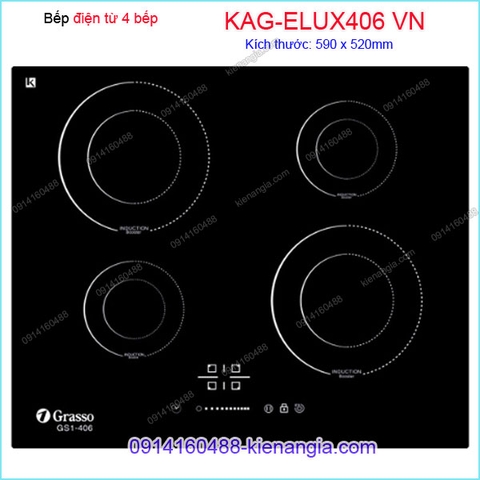 Bếp từ 4 bếp sung túc Capri KAG-ELUX406 VN