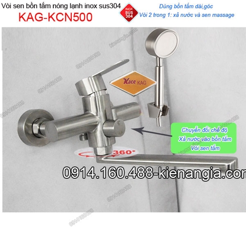 Sen bồn tắm nằm inox sus304 cao cấp KAG-KCN500