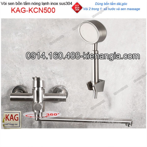 Sen bồn tắm nằm inox sus304 cao cấp KAG-KCN500