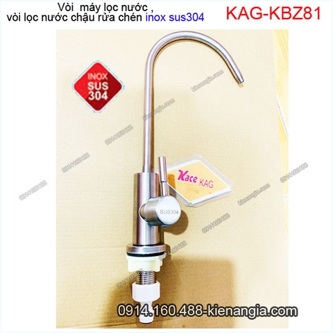 Vòi máy lọc nước,vòi lọc nước chậu rửa chén inox sus304 KAG-KBZ81