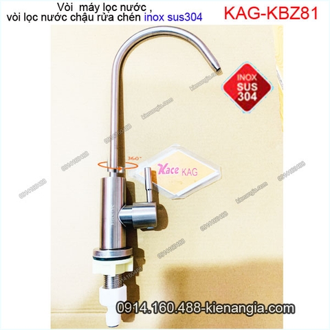 Vòi máy lọc nước,vòi lọc nước chậu rửa chén inox sus304 KAG-KBZ81