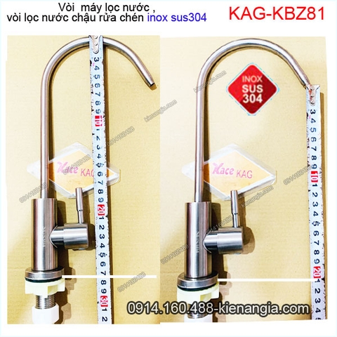 Vòi máy lọc nước,vòi lọc nước chậu rửa chén inox sus304 KAG-KBZ81