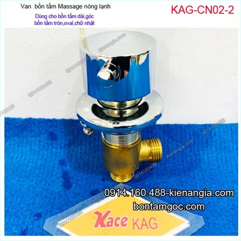 Van bồn tắm massage nóng lạnh 2 đầu KAG-CN02-2