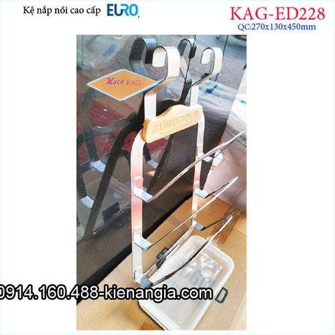 Giá treo nắp nồi bằng inox EUROGOLD KAG-ED228