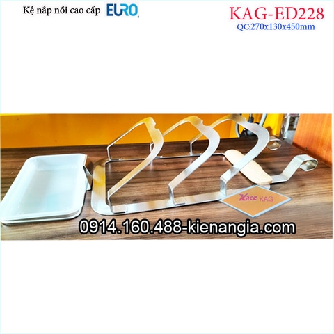 Giá treo nắp nồi bằng inox EUROGOLD KAG-ED228