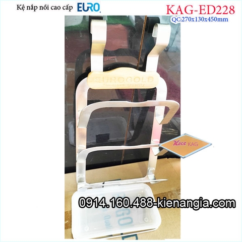 Giá treo nắp nồi bằng inox EUROGOLD KAG-ED228