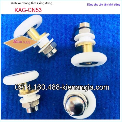 Bánh xe cửa lùa D27mm phòng tắm kiếng đứng KAG-CN53