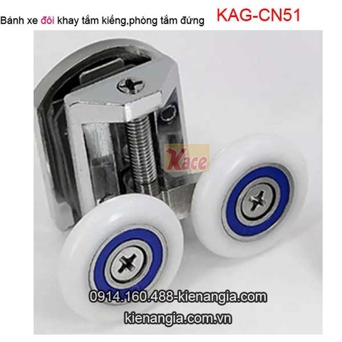 Bánh xe đôi cửa lùa bồn tắm kiếng đứng KAG-CN51