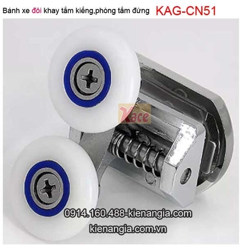 Bánh xe đôi cửa lùa bồn tắm kiếng đứng KAG-CN51