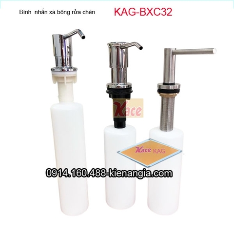 Bình xà bông nhấn bằng nhựa KAG-BXC32