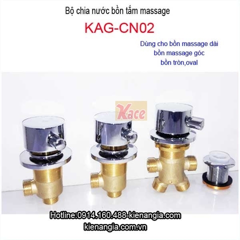 Bộ chia nước bồn tắm massage dài KAG-CN02