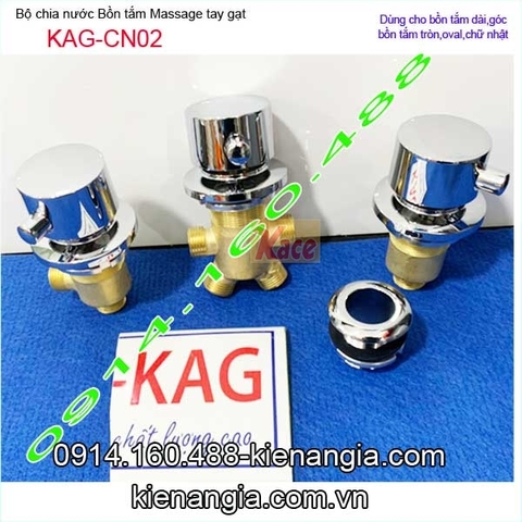 Bộ chia nước bồn tắm massage dài KAG-CN02