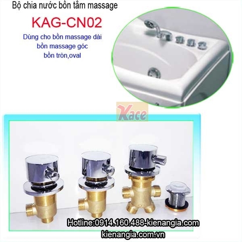 Bộ chia nước bồn tắm massage dài KAG-CN02