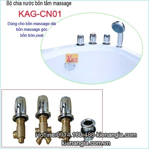 Bộ chia nước bồn tắm massage KAG-CN01